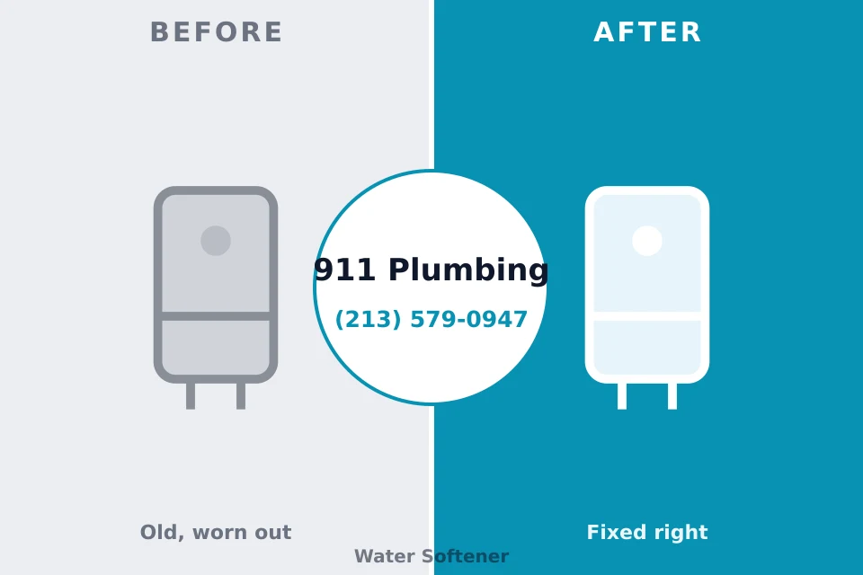 Before and after: plumbing company Belleair Bluffs, FL